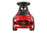 Åkbil Mercedes-Benz SLS AMG röd med förvaring under sitsen 60 cm