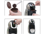 Återanvändbara kaffekapslar för Dolce Gusto 3-pack + måttkopp/borste