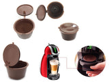Återanvändbara kaffekapslar för Dolce Gusto 3-pack + måttkopp/borste