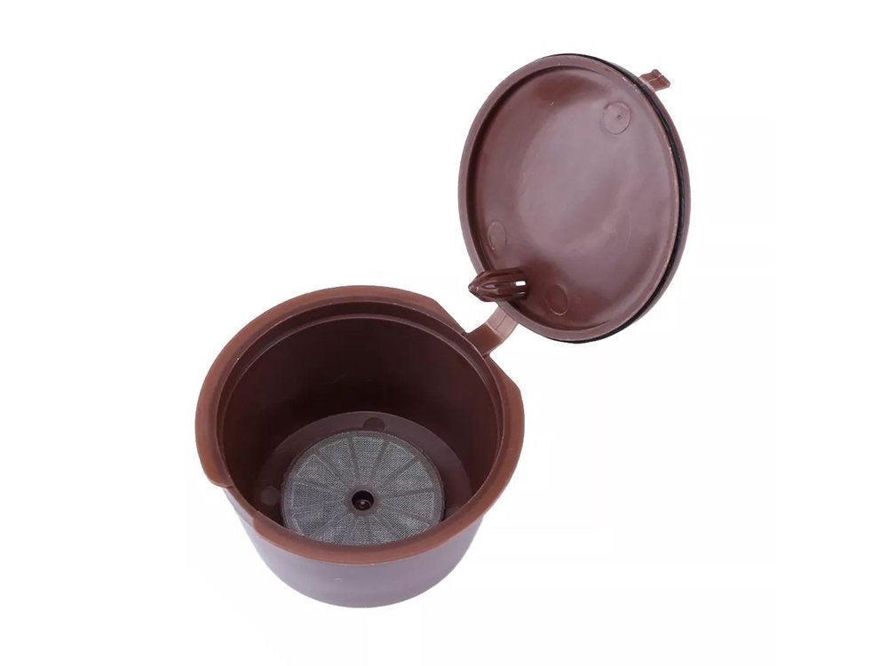 Återanvändbara kaffekapslar för Dolce Gusto 3-pack + måttkopp/borste