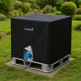 Överdrag för IBC 1000L tank 120x100x115 cm svart UV- och vattentåligt