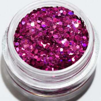 Nagelglitter - Hexagon - Rosa - 8ml - Glitter