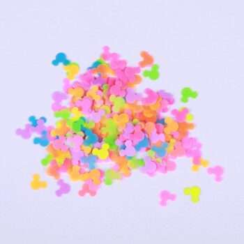 Nagelglitter - Mix - Musse pigg - 8ml - Glitter
