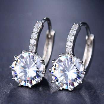 Örhängen - Glittrande ringar diamant Silver / Guld