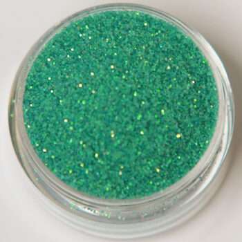 Nagelglitter - Finkornigt - Grönblå - 8ml - Glitter