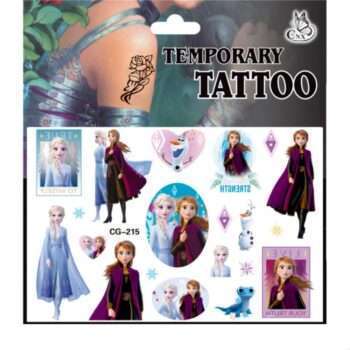 Frozen tatueringar - 15st - Barntatueringar - Elsa, Anna, Frost