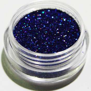 Nagelglitter - Finkornigt - Mörk blå - 8ml - Glitter