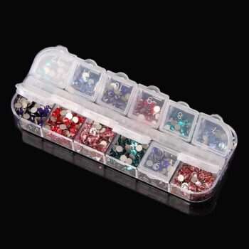 12-Slots diamond painting clear storage box - Förvaringsbox