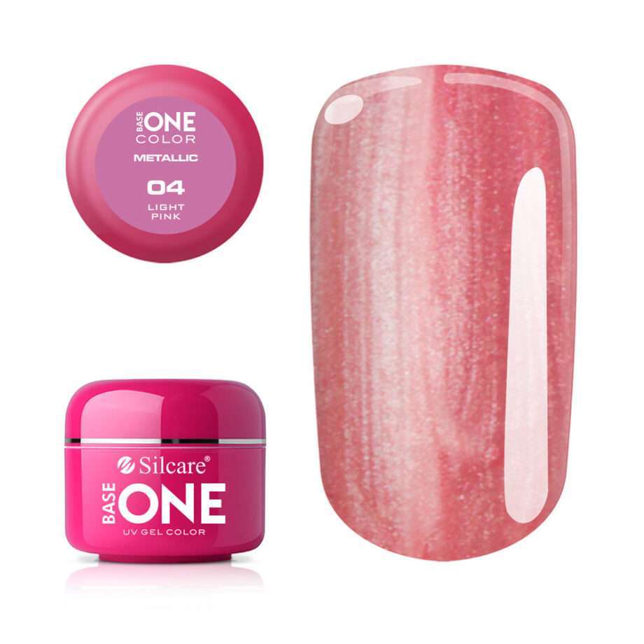 Base one - Metallic - Light pink 5g UV-gel