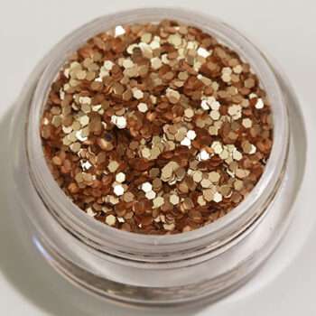 Nagelglitter - Hexagon - Sand (matt) - 8ml - Glitter