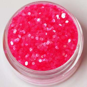 Nagelglitter - Hexagon - Jelly pink - 8ml - Glitter