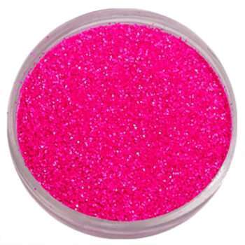 Nagelglitter - Finkornigt - Neon rosa (matt) - 8ml - Glitter
