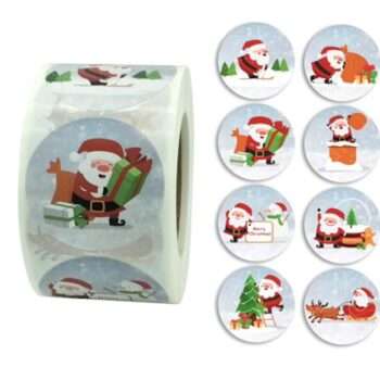 500st julstickers stickers klistermärken - Juldekorationer