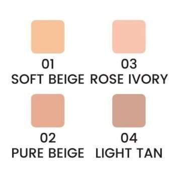 Camouflage foundation - Soft beige, light tan - Quiz Cosmetics