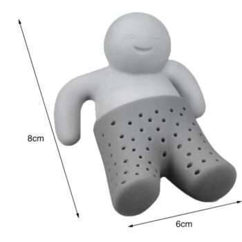 Tesil / Tehållare i Silikon - Gubbe