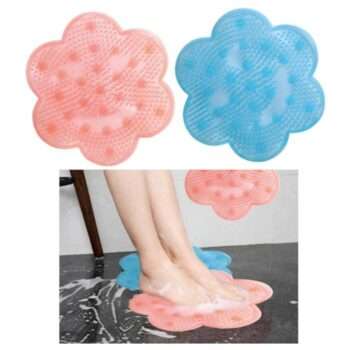 Fotmassage - Bathroom Foot Massage Pad Silicone Suction Non-Slip