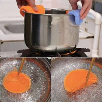 2-pack Disksvamp i silikon - Magnic Silicone Dish Sponge Washing