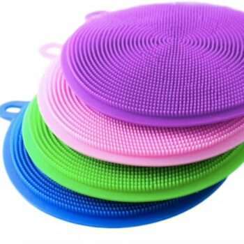 2-pack Disksvamp i silikon - Magnic Silicone Dish Sponge Washing