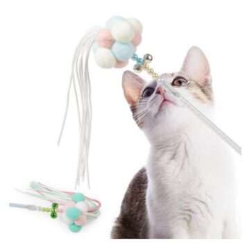 Kattleksak med mjuk boll - Cat toy
