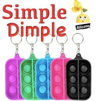 2-Pack Simple dimple, MINI Pop it Fidget Finger Toy / Leksak- CE
