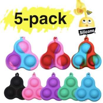 5-pack Simple dimple, MINI Pop it Fidget Finger Toy / Leksak- CE