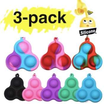 3-pack Simple dimple, MINI Pop it Fidget Finger Toy / Leksak- CE