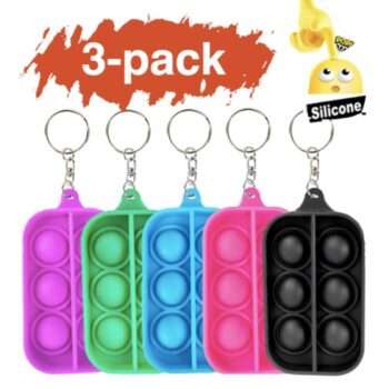 3-Pack Simple dimple, MINI Pop it Fidget Finger Toy / Leksak- CE