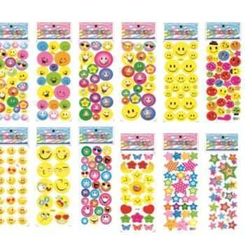 12st ark stickers klistermärken - Smily stickers - Emoji