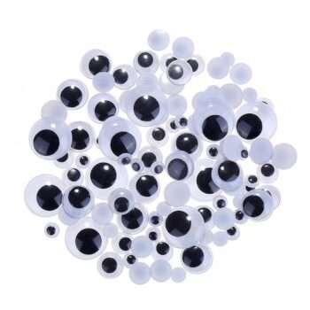 Pyssel kit - Piprensare, rörliga ögon, bollar