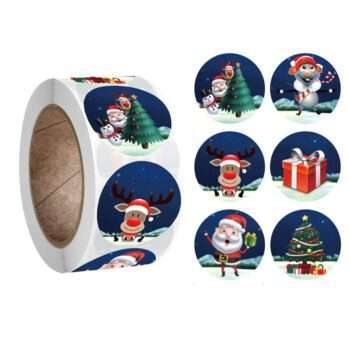500st stickers klistermärken - Christmas motiv - Santa Claus