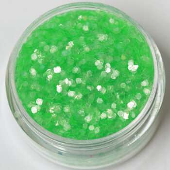 Nagelglitter - Hexagon - Jelly green - 8ml - Glitter