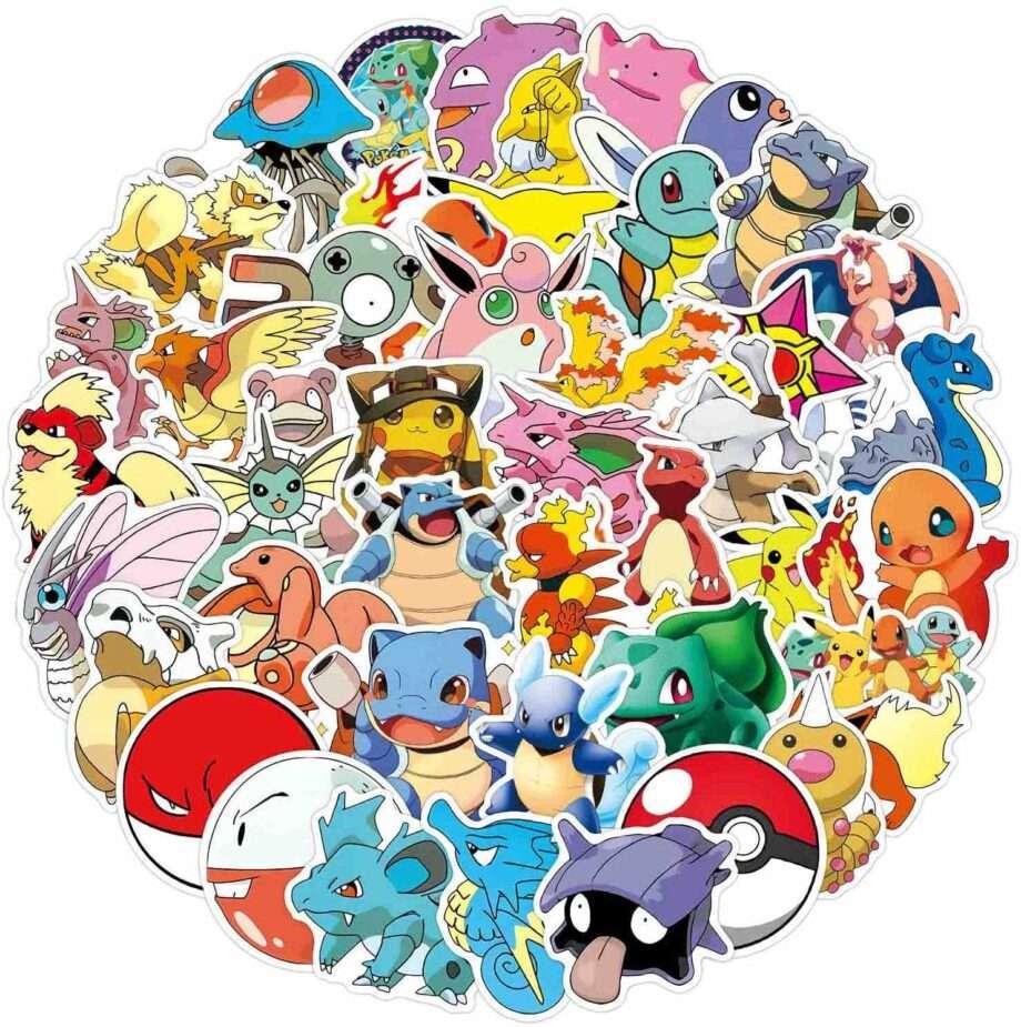 100st stickers klistermärken - Pokemon , Pikachu - Cartoon