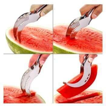 Melon skärare , vattenmelon slicer - Rostfritt stål