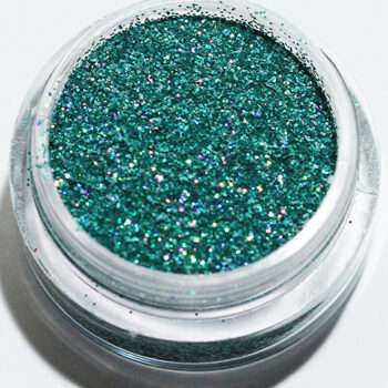 Nagelglitter - Finkornigt - Isblå - 8ml - Glitter