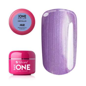 Base one - Metallic - Romantic violet 5g UV-gel