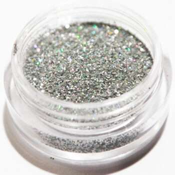Nagelglitter - Finkornigt - Silver - 8ml - Glitter