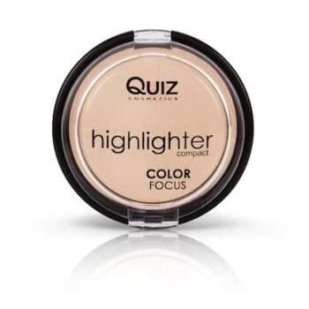 Highlighter compact - 4 färger - Quiz Cosmetics