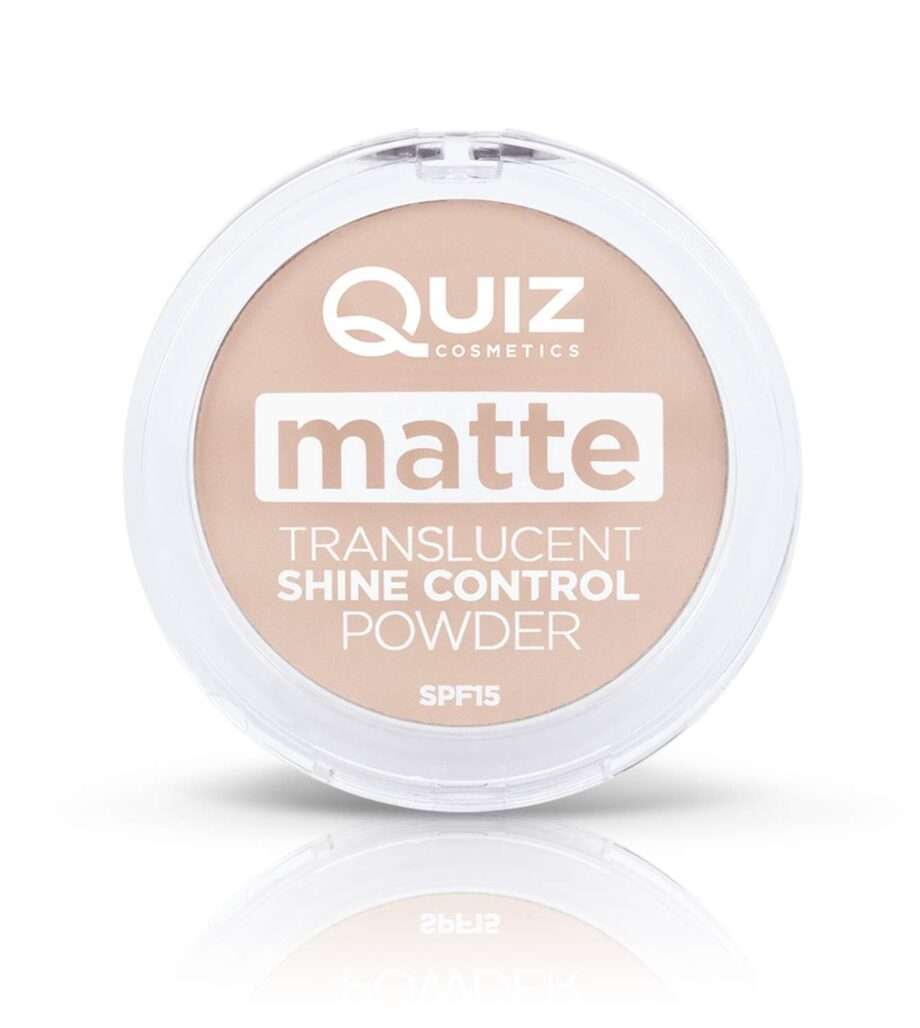 Matte translucent powder - Shine control powder - Quiz Cosmetic