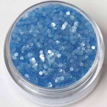 Nagelglitter - Hexagon - Jelly blue - 8ml - Glitter