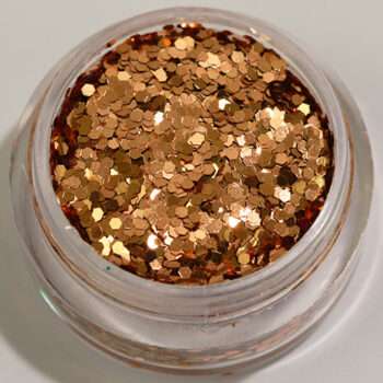 Nagelglitter - Hexagon - Champagne - 8ml - Glitter