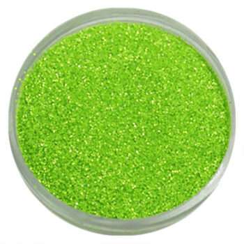 Nagelglitter - Finkornigt - Neon grön (matt) - 8ml - Glitter