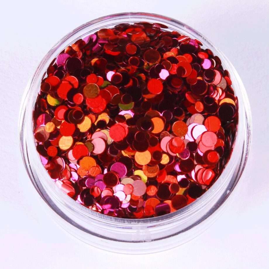 Nagelglitter - Mix - Pink volcano - 8ml - Glitter