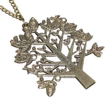 Halsband Träd brons vintage