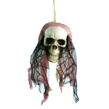 Halloween - skelett skalle läskigt huvud