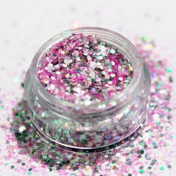 Nagelglitter - Mix - Orkidé - 8ml - Glitter