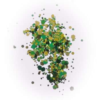 Nagelglitter - Mix - Green green - 8ml - Glitter