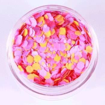 Nagelglitter - Mix - Pink rose - 8ml - Glitter