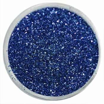 Nagelglitter - Finkornigt - Mellan blå - 8ml - Glitter