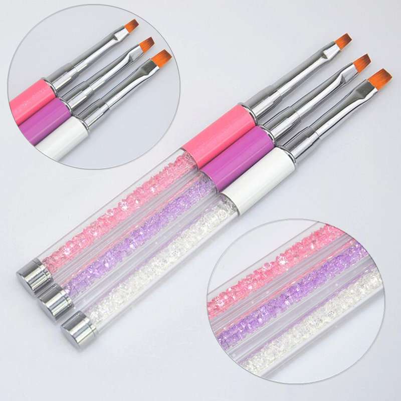 3st UV-penslar nagelpenslar, penslar naglar