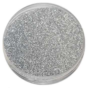 Nagelglitter - Finkornigt - Silver matt - 8ml - Glitter